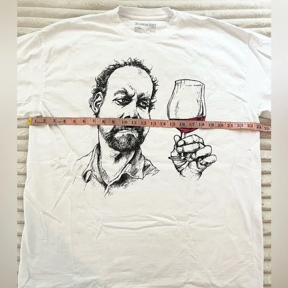 Sideways Exclusive Searchlight XL White Graphic T-Shirt - Picture 2 of 4